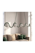 Lampa wisząca SINUS 5 OLIVE GREEN - Emibig