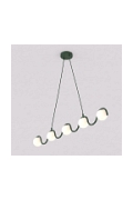 Lampa wisząca SINUS 5 OLIVE GREEN - Emibig