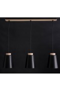 Lampa wisząca BOLERO 3 BLACK