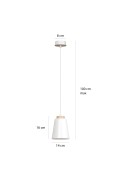 Lampa wisząca BOLERO 1 WHITE