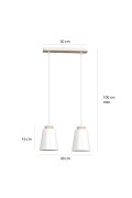 Lampa wisząca BOLERO 2 WHITE