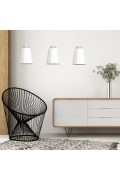 Lampa wisząca BOLERO 3 WHITE