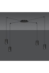 Lampa wisząca TRAKER 4 BL/BLACK - Emibig