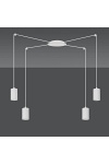 Lampa wisząca TRAKER 4 WH/WHITE - Emibig