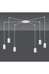 Lampa wisząca TRAKER 6 WH/WHITE - Emibig
