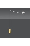 Lampa wisząca TRAKER 1 WH/GOLD - Emibig