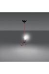 Lampa wisząca BOBI 1 BLACK - Emibig