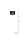 Lampa podłogowa TRAPO LP1 WH WENGE - Emibig
