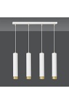 Lampa wisząca KIBO 4 WH/GOLD - Emibig