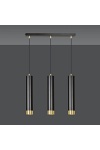 Lampa wisząca KIBO 3 BL/GOLD - Emibig