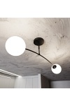 Lampa sufitowa PREGOS 2 BLACK - Emibig