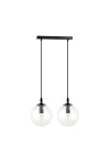 Lampa wisząca COSMO 2 BL TRANSPARENT - Emibig