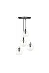 Lampa wisząca COSMO 4 BL PREMIUM TRANSPARENT - Emibig