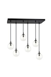 Lampa wisząca COSMO 6 BL TRANSPARENT - Emibig