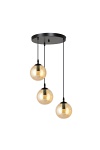 Lampa wisząca COSMO 3 BL PREMIUM MIODOWY - Emibig