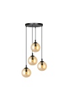 Lampa wisząca COSMO 4 BL PREMIUM MIODOWY - Emibig