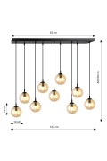 Lampa wisząca COSMO 9 BL MIODOWY