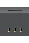 Lampa wisząca FUMIKO 3 BL/GOLD - Emibig