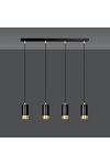 Lampa wisząca FUMIKO 4 BL/GOLD - Emibig