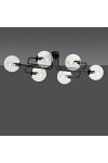 Lampa sufitowa BRENDI 6A BL TRANSPARENT - Emibig