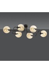 Lampa sufitowa BRENDI 6A BL MIODOWY - Emibig