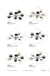 Lampa sufitowa BRENDI 6B BL MIX 2 - Emibig