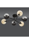 Lampa sufitowa BRENDI 6B BL MIX 3 - Emibig