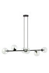 Lampa wisząca ROSSI 6 BL TRANSPARENT - Emibig