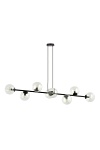 Lampa wisząca ROSSI 8 BL TRANSPARENT - Emibig