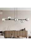 Lampa wisząca ROSSI 6 BL GRAFIT - Emibig