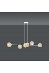 Lampa wisząca ROSSI 6 WH MIODOWY - Emibig
