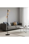 Lampa podłogowa ROSSI LP3 MIODOWY - Emibig