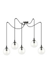 Lampa wisząca GIGI 5 BL TRANSPARENT - Emibig