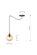 Lampa wisząca GIGI 1 BL MIODOWY