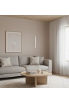 Lampa wisząca LUNA 1 WHITE - Emibig