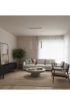 Lampa wisząca LUNA 3 WHITE - Emibig