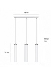 Lampa wisząca LUNA 3 WHITE - Emibig