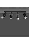 Lampa sufitowa HIRO 4 BL/CHROME - Emibig