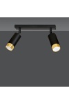 Lampa sufitowa HIRO 2 BL/GOLD - Emibig