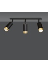 Lampa sufitowa HIRO 3 BL/GOLD - Emibig