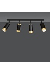 Lampa sufitowa HIRO 4 BL/GOLD - Emibig