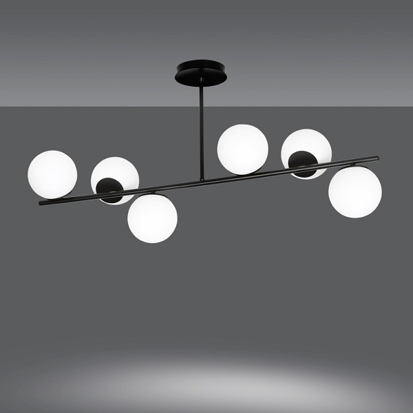 Lampa sufitowa BIOR 6 BLACK