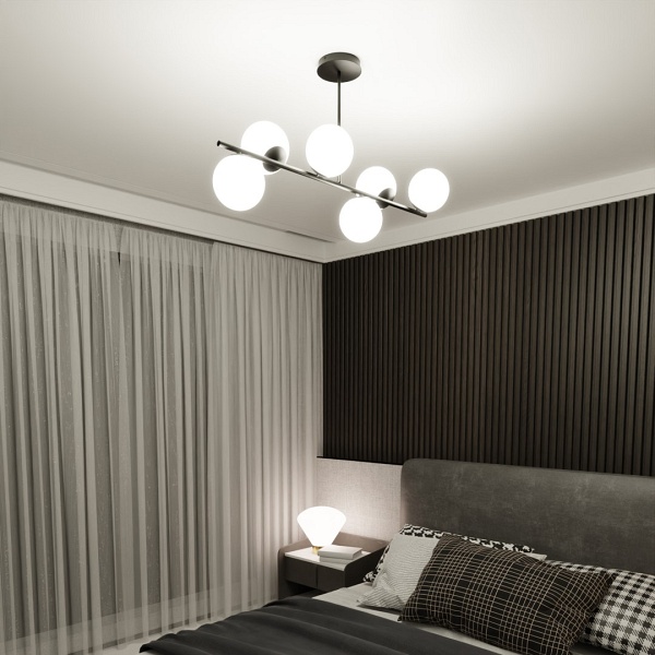 Lampa sufitowa BIOR 6 BLACK