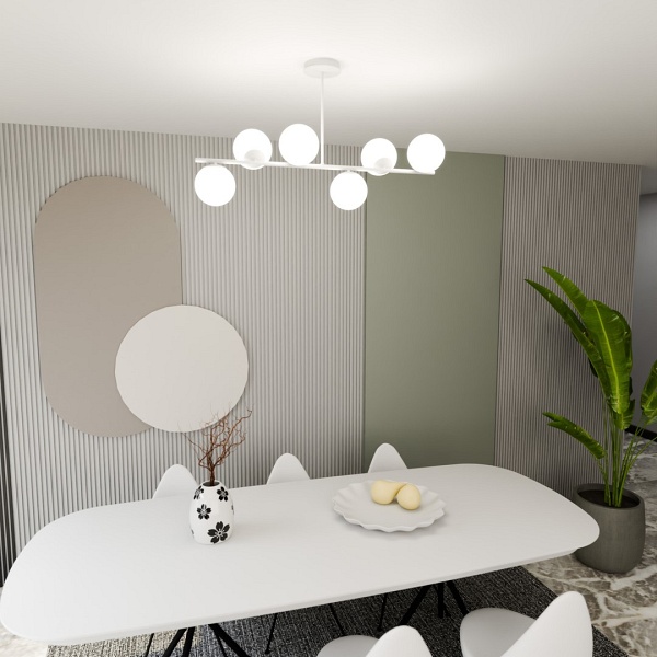 Lampa sufitowa BIOR 6 WHITE