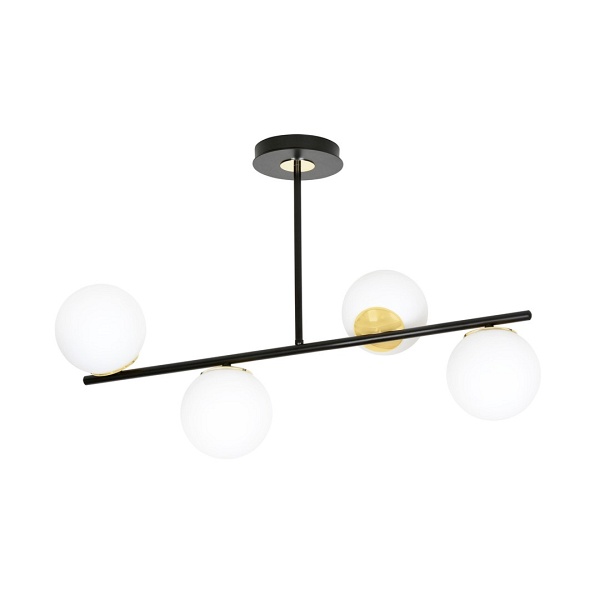 Lampa sufitowa FLOKI 4 BLACK GOLD