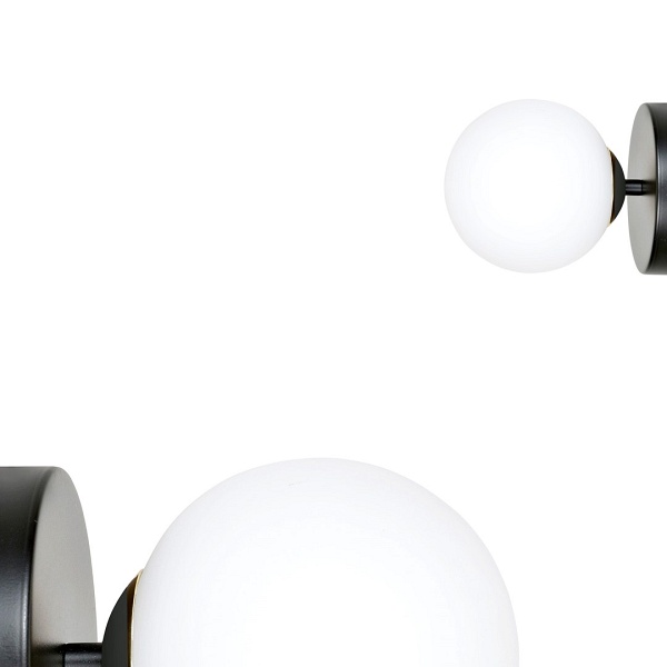 Kinkiet FLOKI K1 BLACK-GOLD