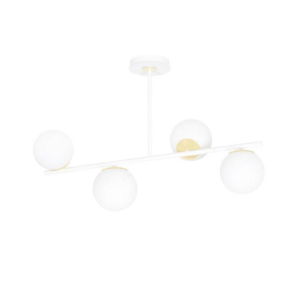 Lampa sufitowa FLOKI 4 WHITE-GOLD