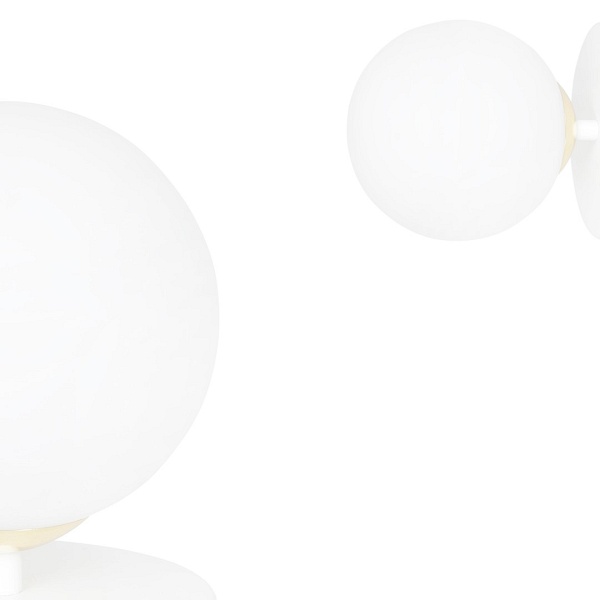 Kinkiet FLOKI K1 WHITE-GOLD