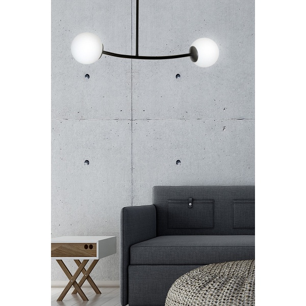 Lampa sufitowa HALLDOR 2 BLACK