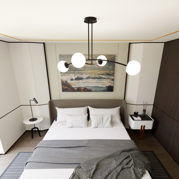 Lampa sufitowa HALLDOR 4 BLACK